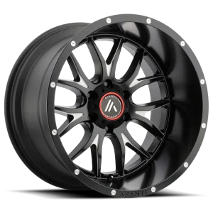 Asanti Off Road – AB807 CARBINE – Black – 20″x9″ 18mm – Summer Wheels – AB807-20908018BM